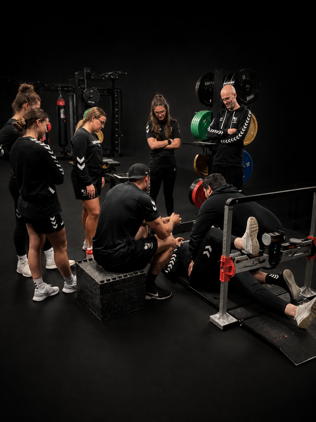 Gareth O'Neill leading a performance testing session